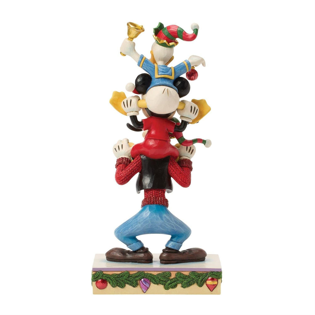 Mickey Donald Goofy Stacked Figurine – Disney Traditions