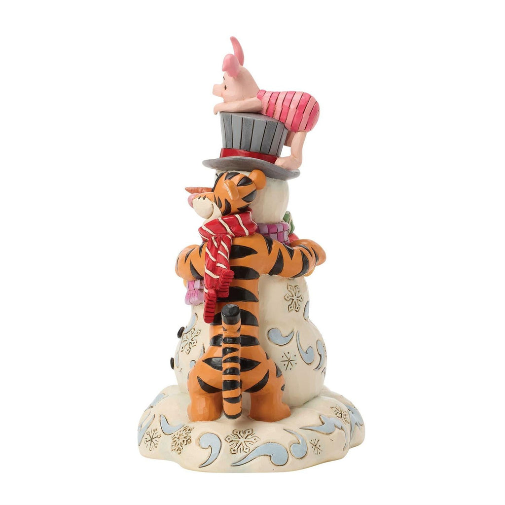 A Chilly Creation - Pooh & Friends Snowman Figurine