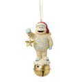 Bumble Holding Dangling Star on Bell Ornament