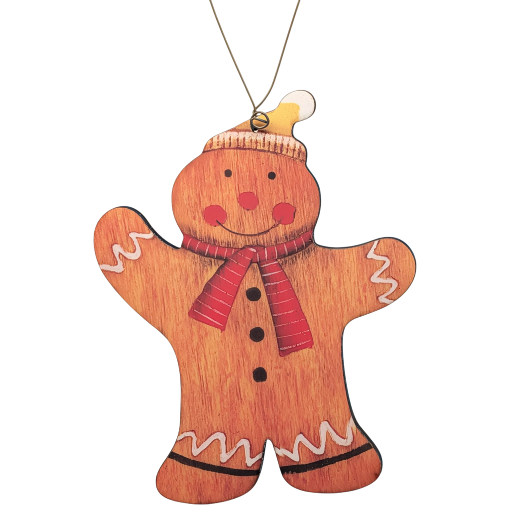 Jolly Gingerbread Dancer Ornament