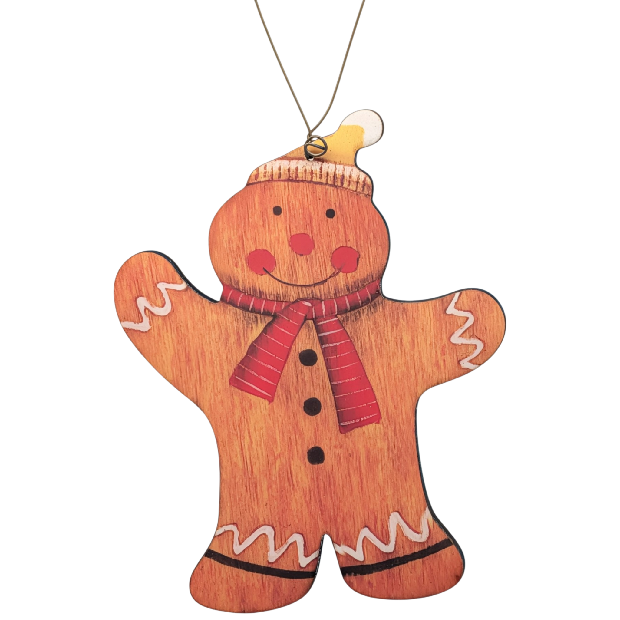 Jolly Gingerbread Dancer Ornament