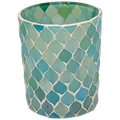 Luminescent Turquoise Gem: The Tiny Treasured Candleholder