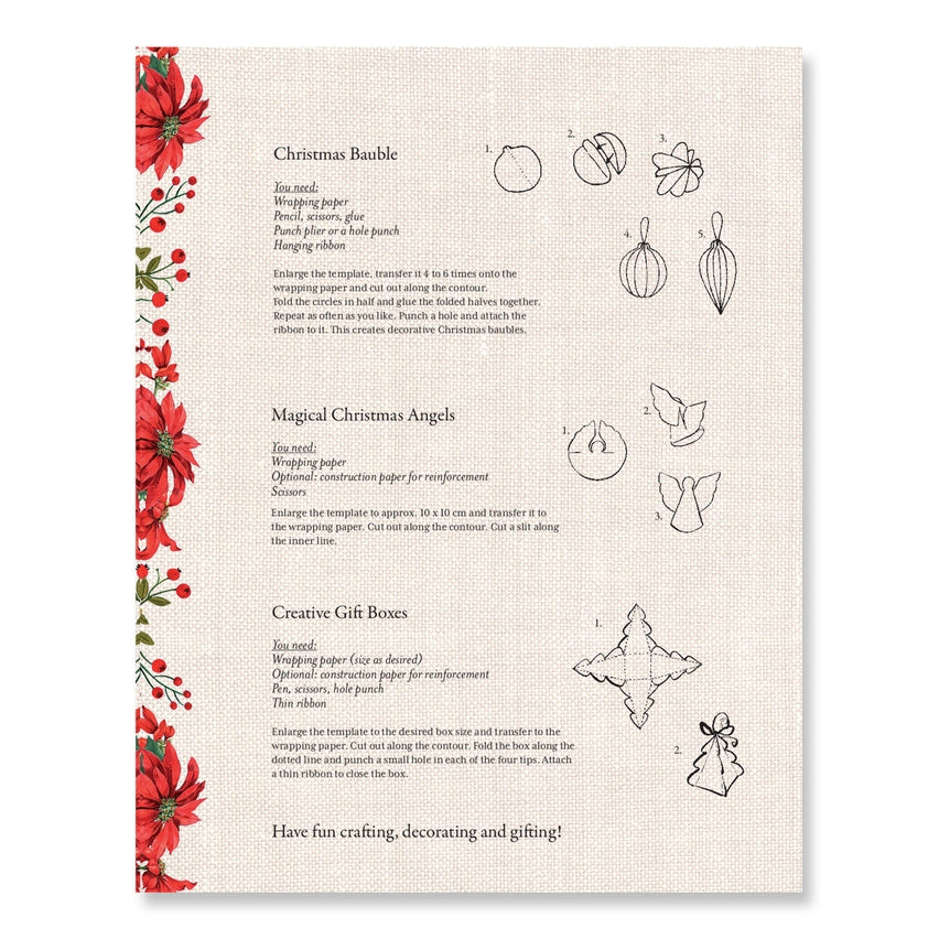 Nutcracker Christmas Wrapping Paper Book