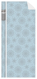 Prismatic Foil Roll Wrap - 30" x 120" - Snowflakes