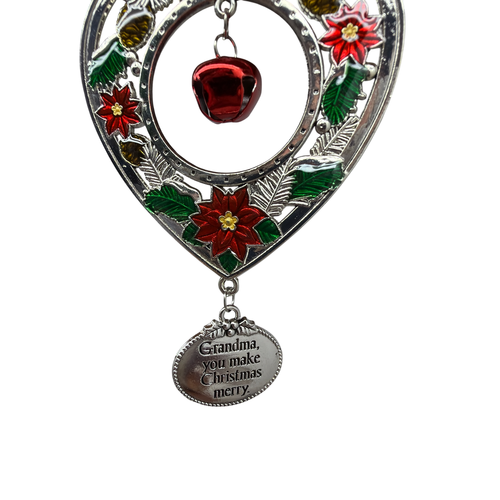 Jingle Bell Ornament -Grandma, You Make Christmas Merry