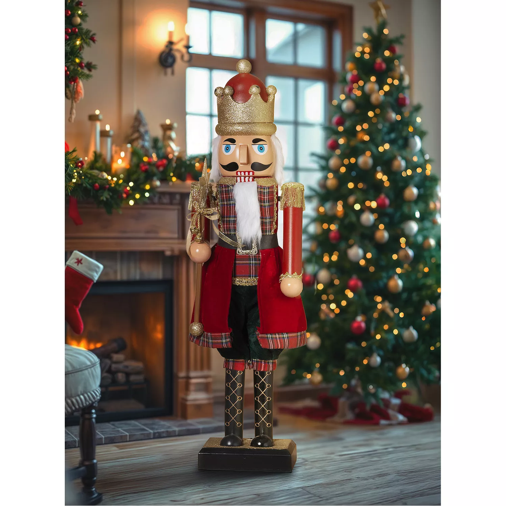 Musical Singing Nutcracker - 44 Inches Tall ** Display Model **