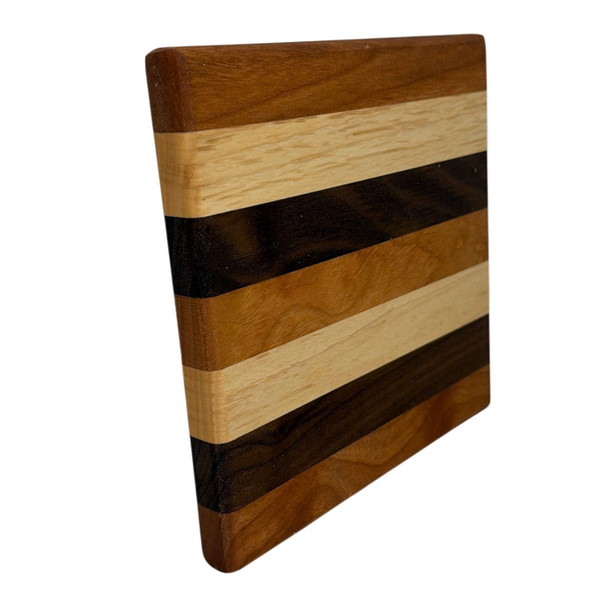 Vermont Artisan  Tri Color Routed Square Cutting Board