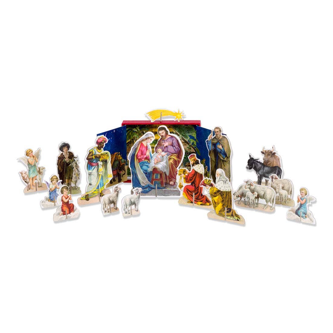 Bethlehem in Cardstock: Barbara Behr's Free Standing Nativity Revelation