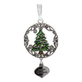Merry Christmas Evergreen Tree - Colors of Christmas Ornament