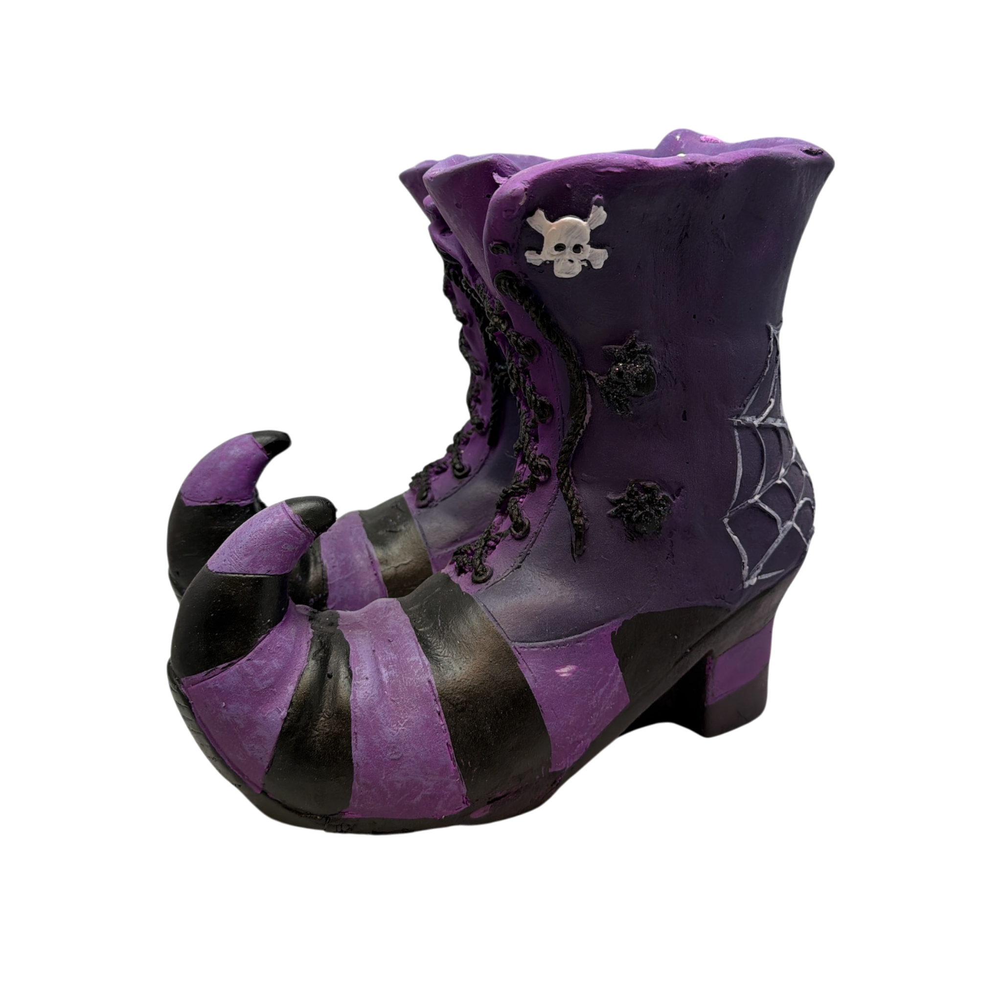 Halloween Witch Boots - Purple