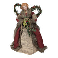 Red Homespun Angel Tree Topper