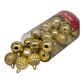 Ball Watch Shatterproof 40mm Ornaments - Set of 34 - Gold