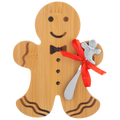 Gingerbread Merry Christmas Serving Board with Spreader