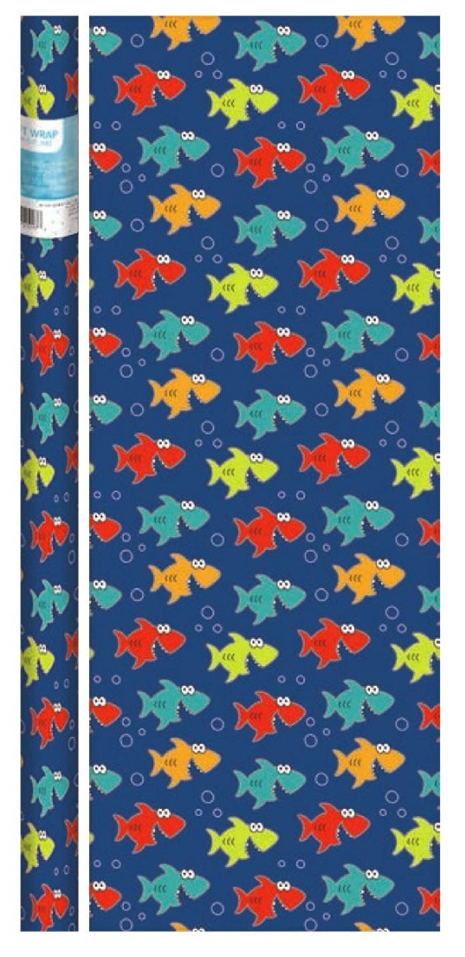 Rainbow Fish Gift Wrap