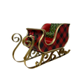 Resin & Metal Holiday Sleigh - Large