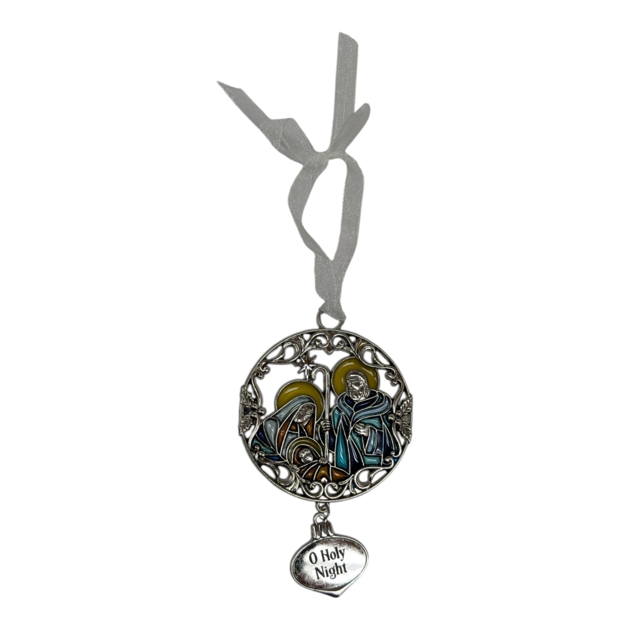 O Holy Night Nativity - Colors of Christmas Ornament