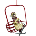 Dog Ski Lift Ornament