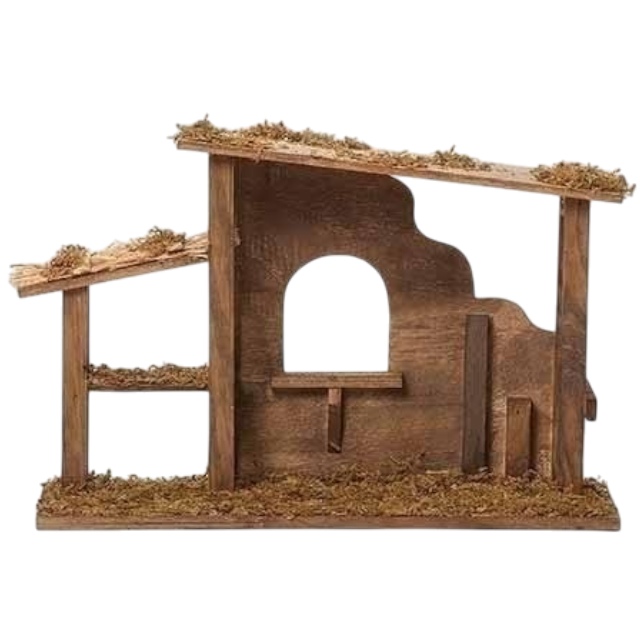 Fontanini Wooden Stable - 18.25" x 12"