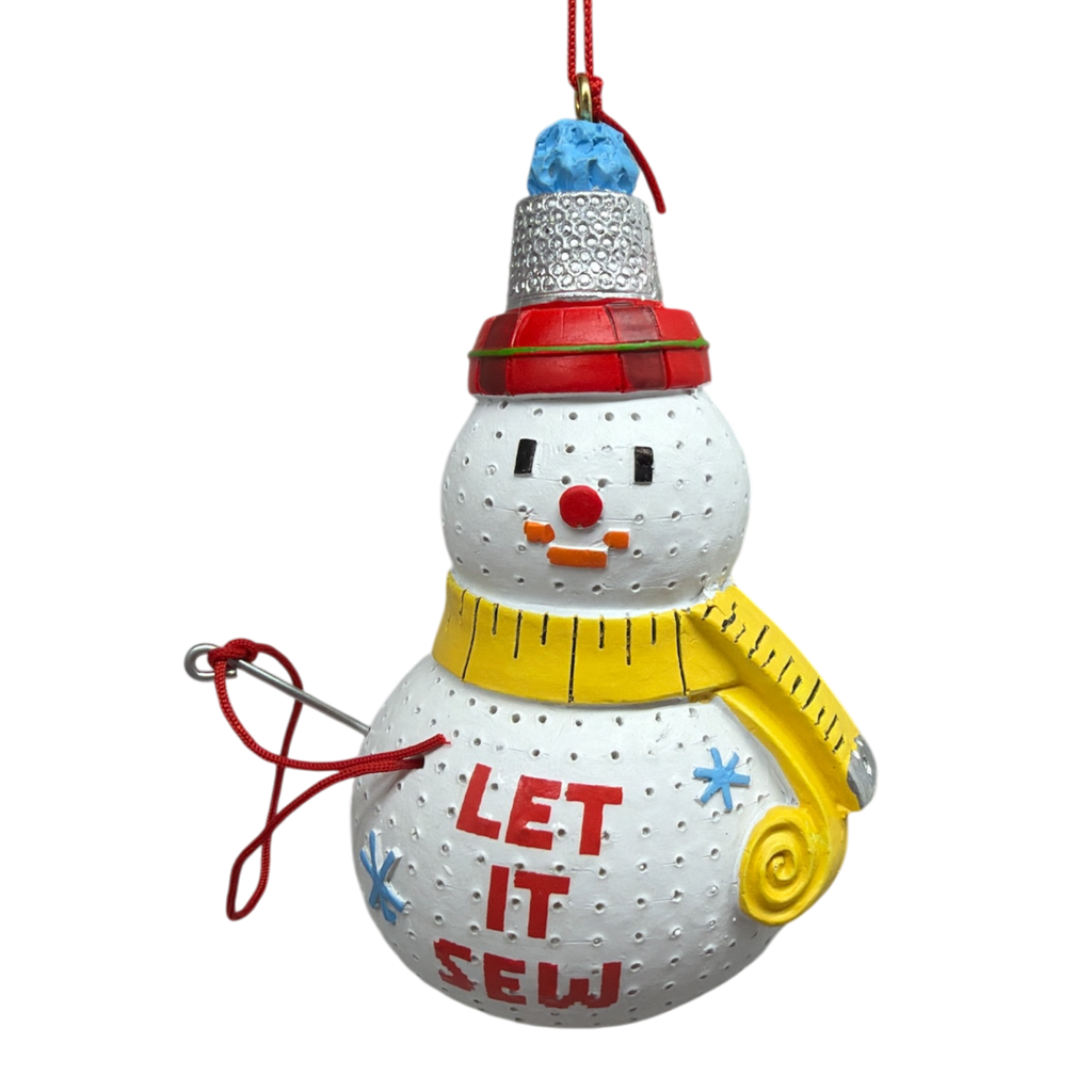 Snowman Sewing Ornament