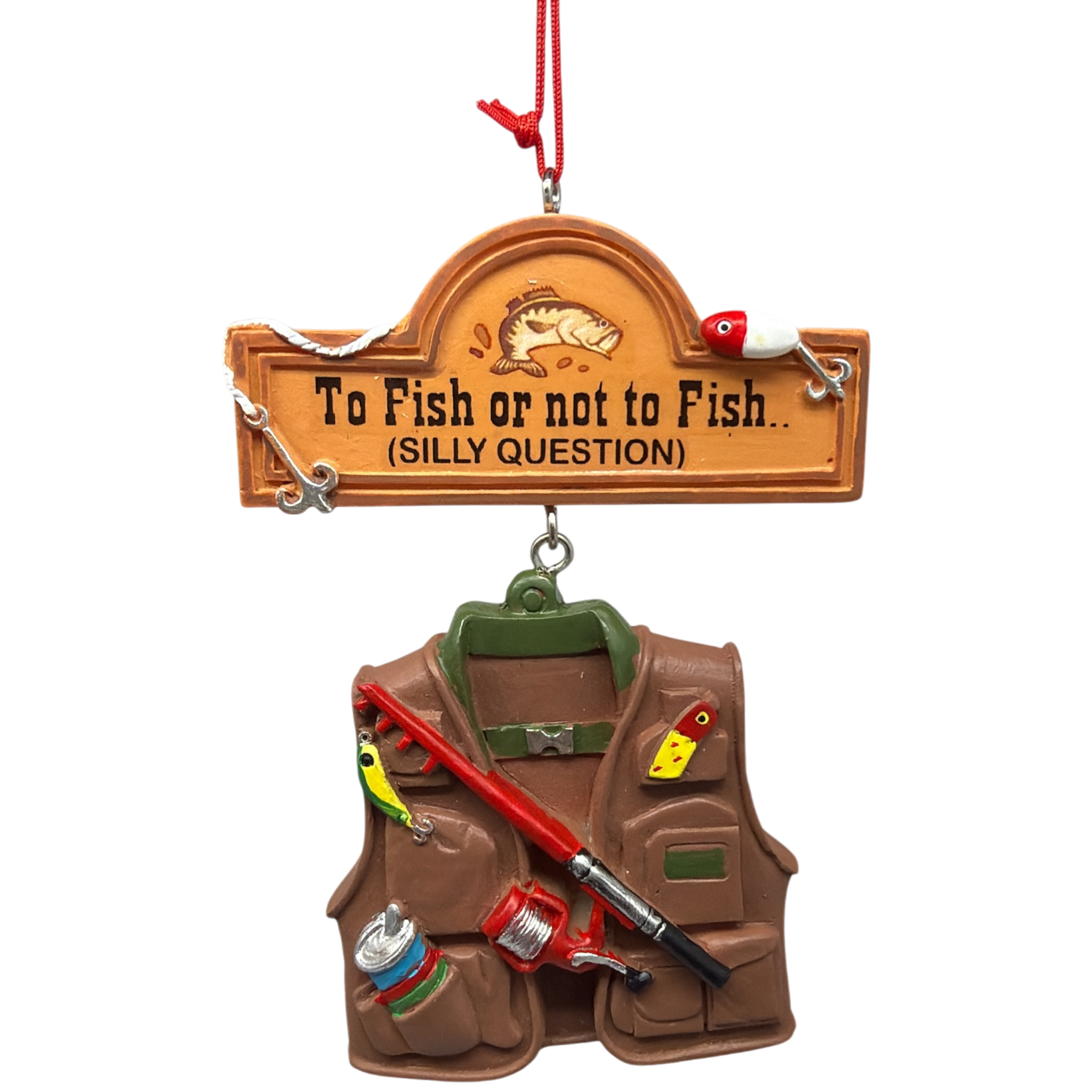 Fishing Vest Ornament