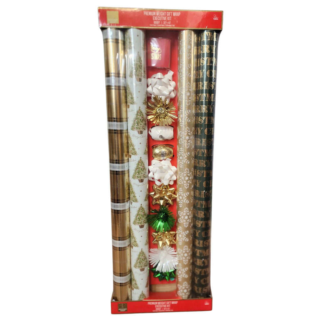 Premium Executive Gift Wrap Kit - Gold