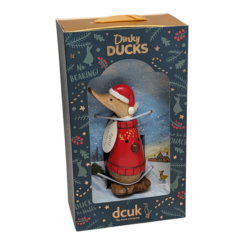 Dinky Duck Wearing an Ugle Sweater - Jolly
