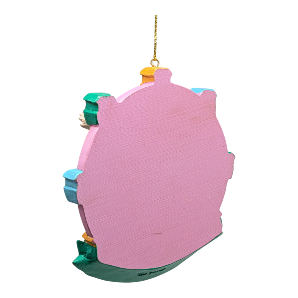 Merry-Go-Round Magic: Carnival - Enjoy The Ride - Santa On Ferris Wheel Ornament