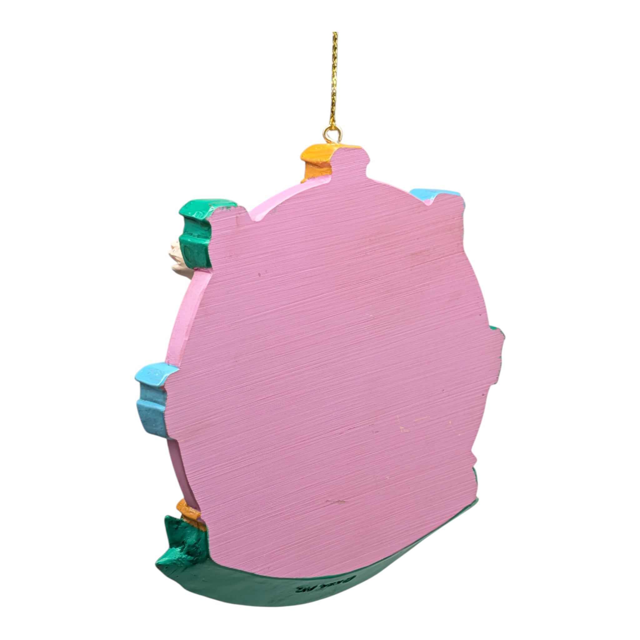 Merry-Go-Round Magic: Carnival - Enjoy The Ride - Santa On Ferris Wheel Ornament