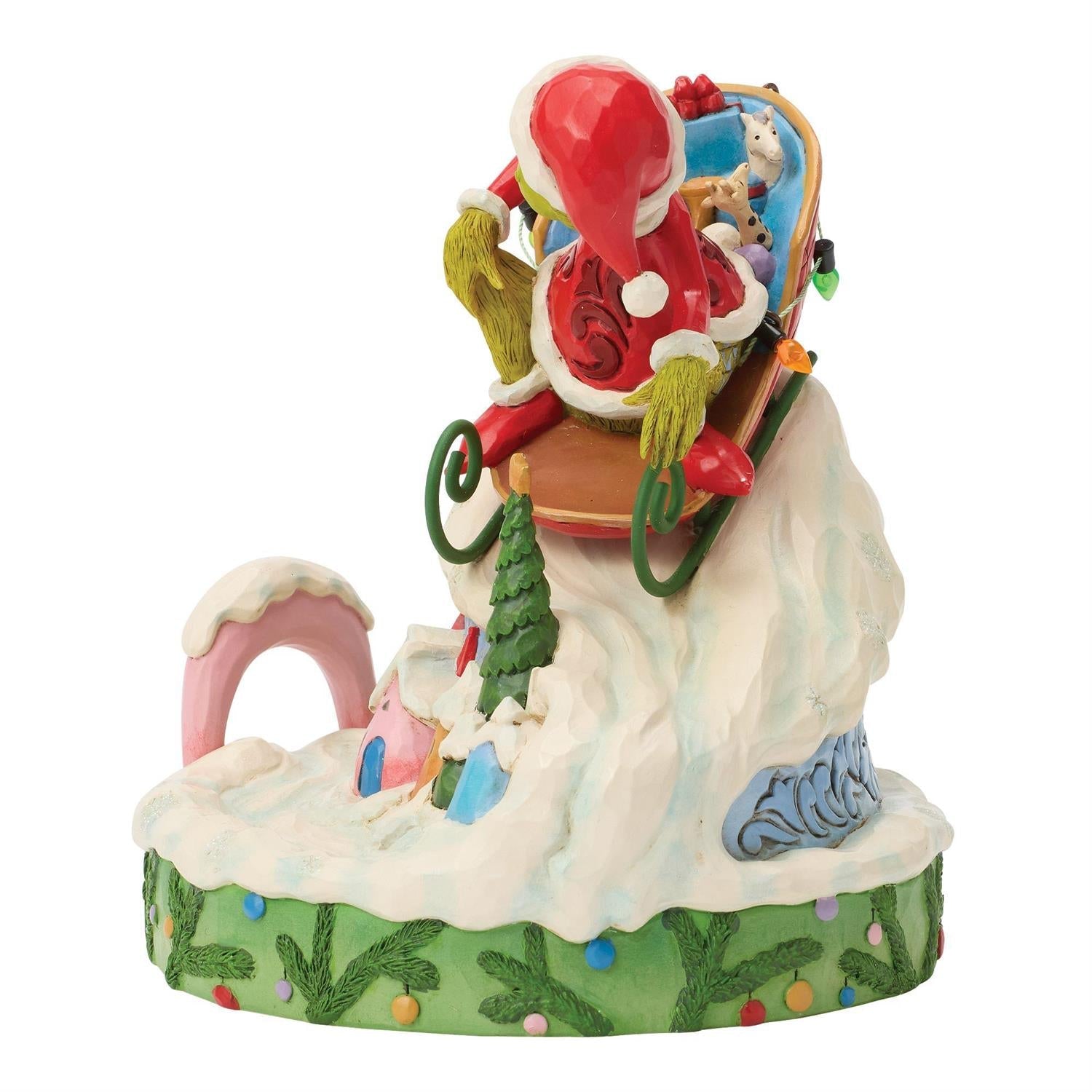 The Grinch's Triumphant Getaway: A Sled-Load of Mischief