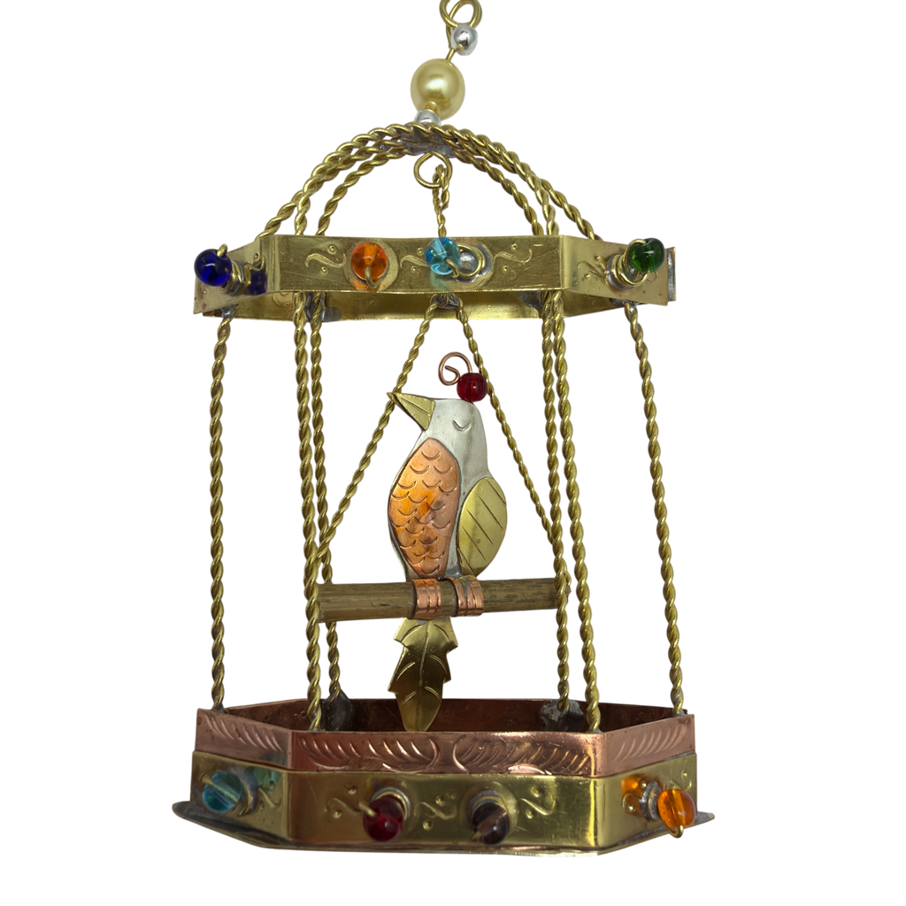 Antique Bird Cage Ornament