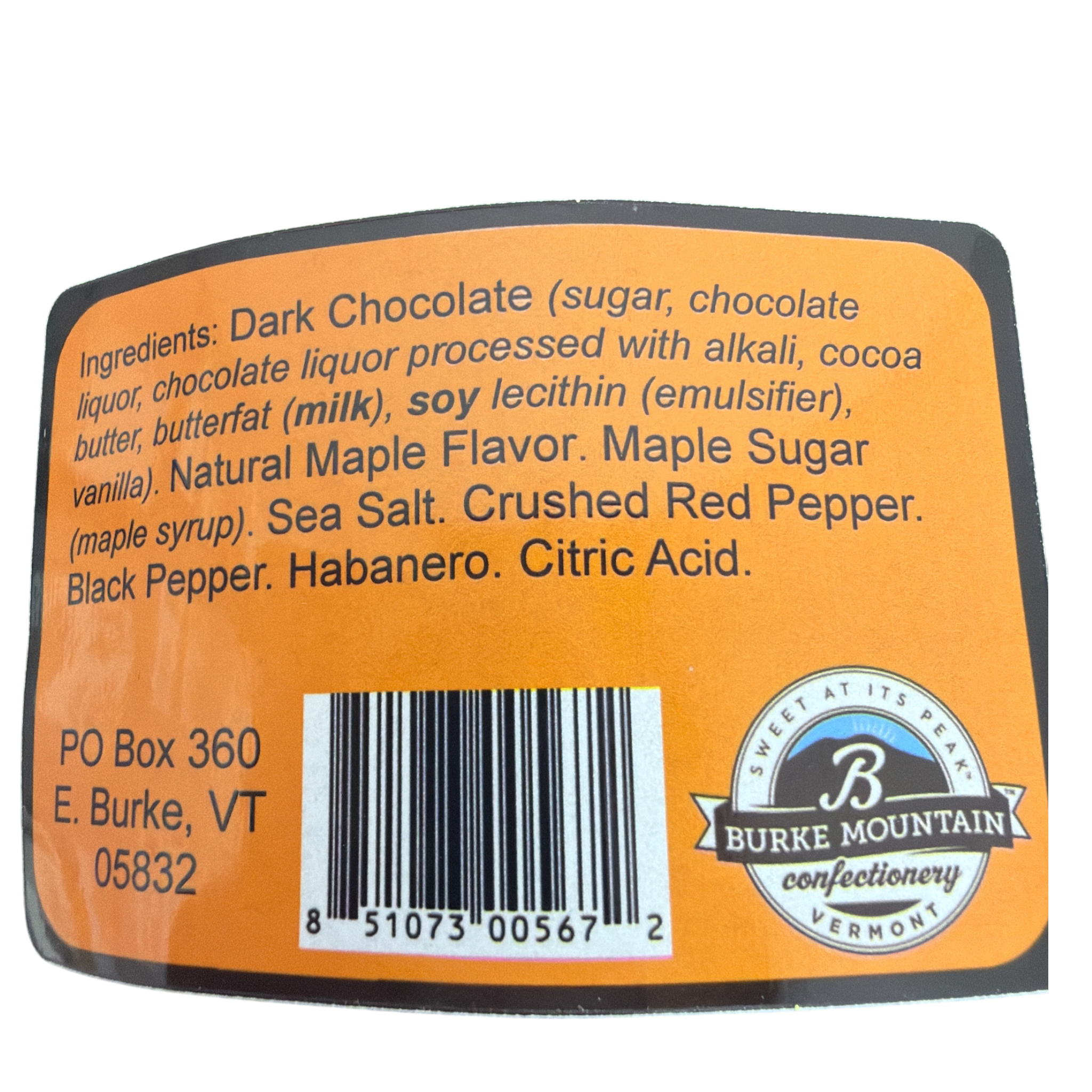 Burke Bark - Dark Chocolate Hot Habanero