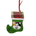 Kitty Mini Stocking Ornament - Calico