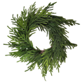Natural Looking Lush Cedar Wreath - 24 Inches