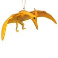 Yellow Pterodactyl Dinosaur Ornament