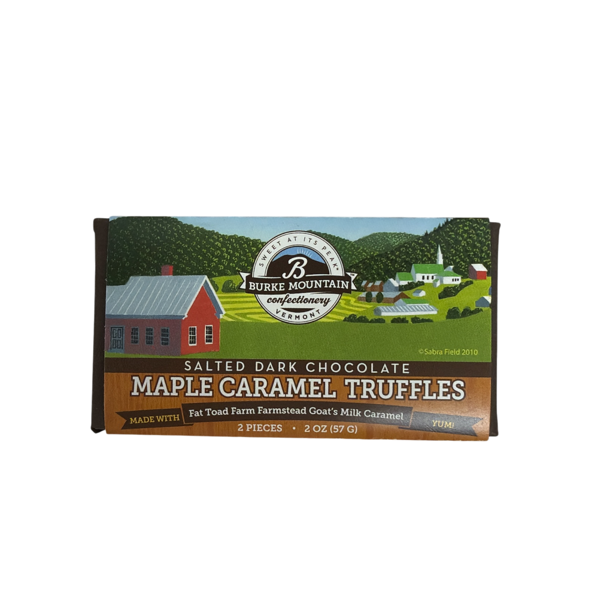 Salted Dark Chocolate Maple Caramel Truffles - 2 Piece
