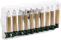 Clip-on LED Candles with Remote - Gold - 10 Pack