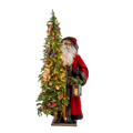 African American Father Christmas - Journey Burgundy - 57 Inch