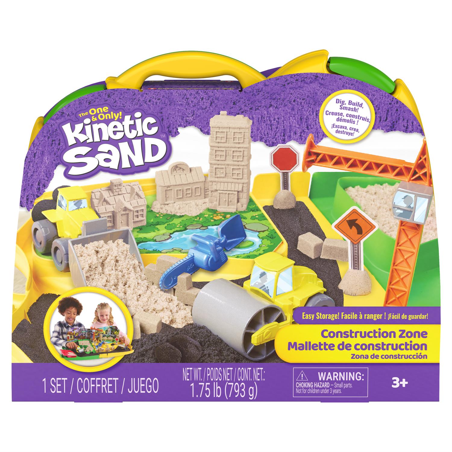 Kinetic Sand Construction Zone Playset