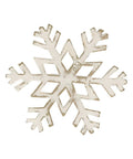 Snowflake White Napkin Ring
