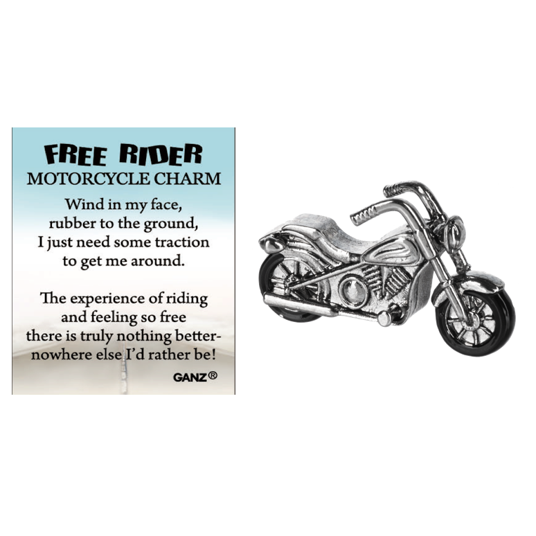 Free Rider Motorcycle Charm