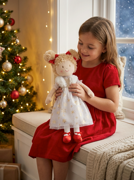 Aurelia Snowflakes Rag Doll