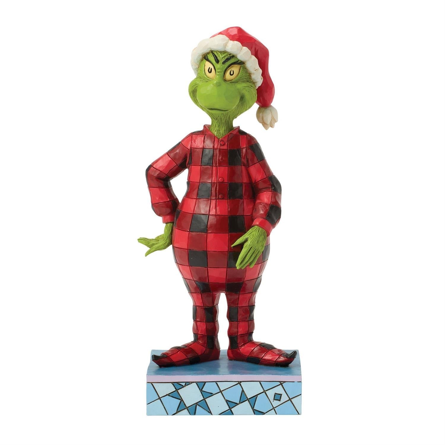 The Grinch's Cozy Nighttime Scheming: Pajamas and Plots
