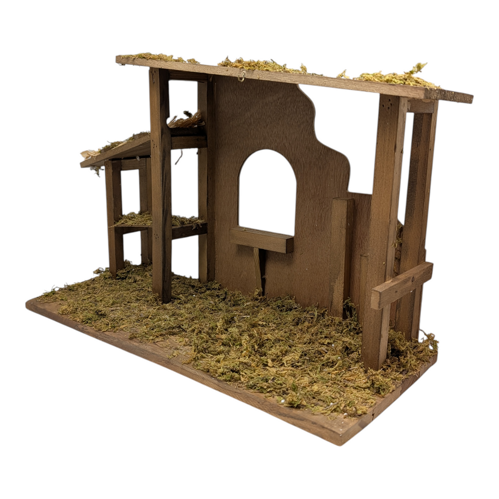 Fontanini Wooden Stable - 18.25" x 12"