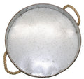 Antiqued Aluminum Tray - 19"