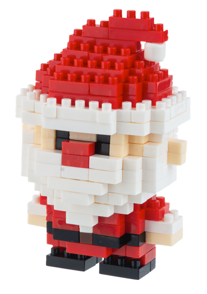 3D Christmas Building Block - Santa