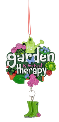 My Garden Is The Best Therapy Ornament