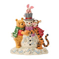 A Chilly Creation - Pooh & Friends Snowman Figurine