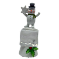 Led Snowman Acrylic Light - Battery Operated