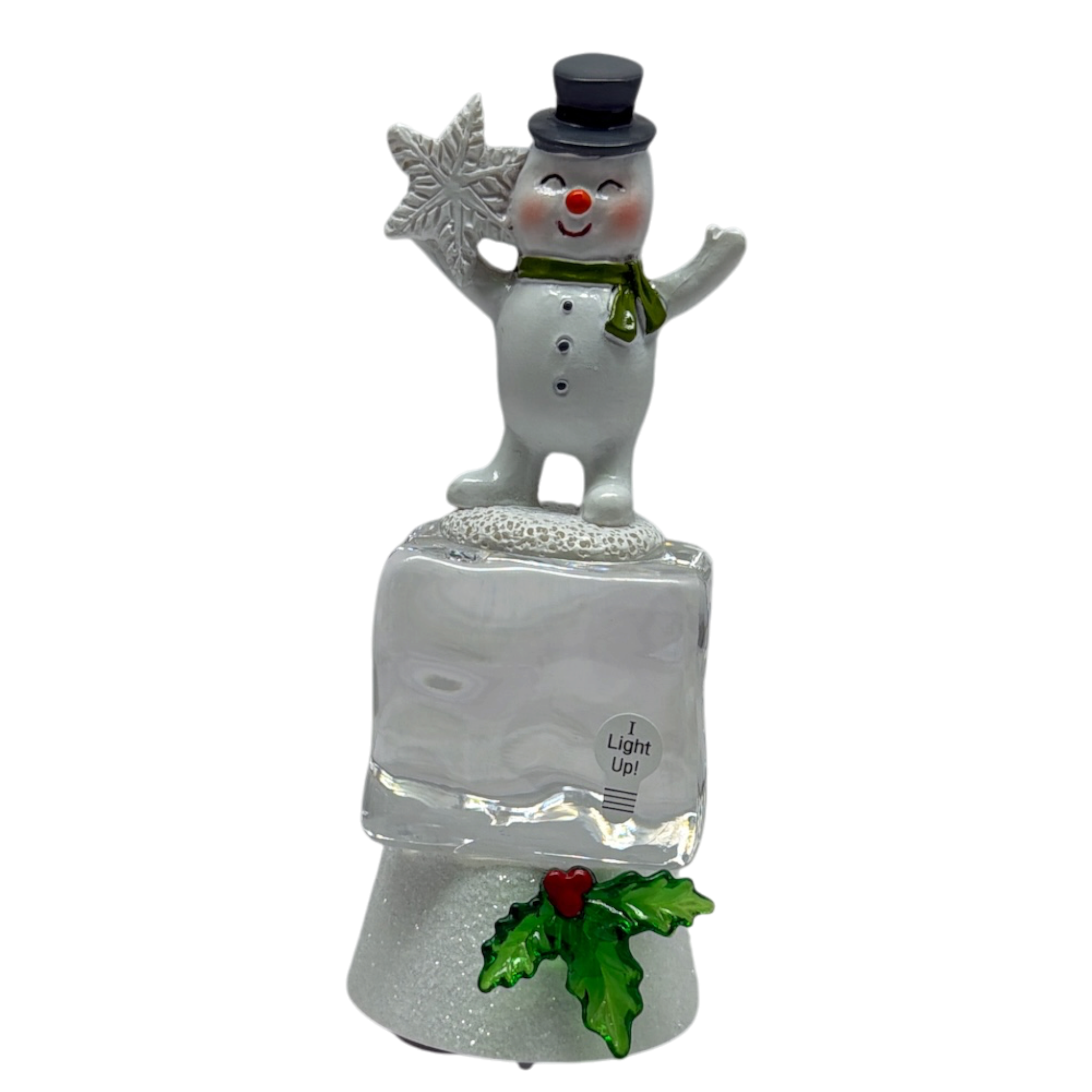 Led Snowman Acrylic Light - Battery Operated