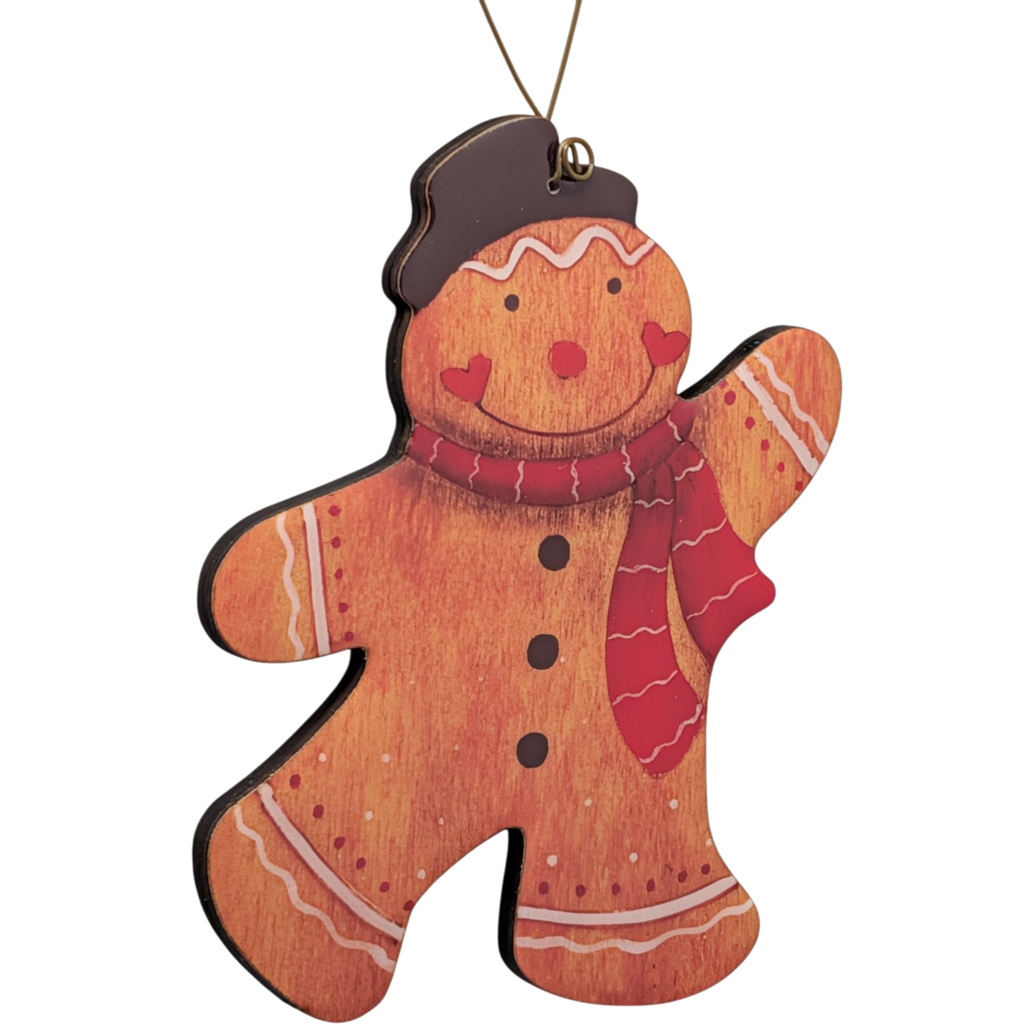 Dapper Gingerbread Gentleman With a Heart Full of Love